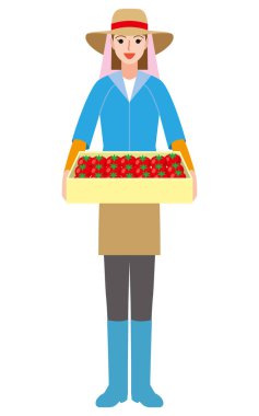 Tarım çiftçi sebze domates 