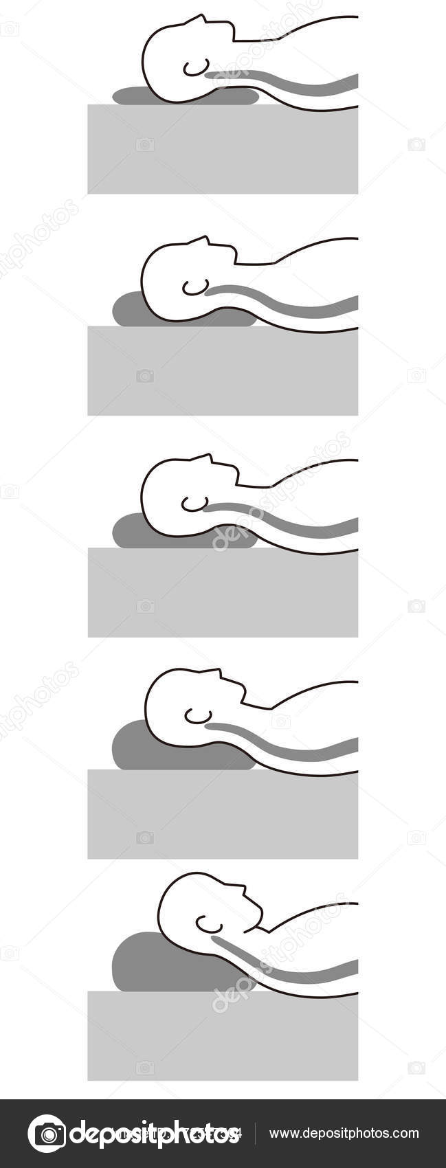 sleeping with high pillow