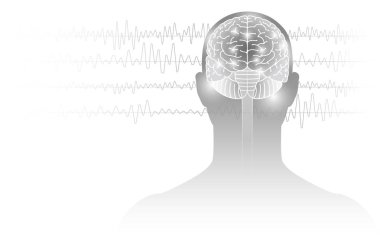 İnsanlar ve electroencephalograms görüntüleri