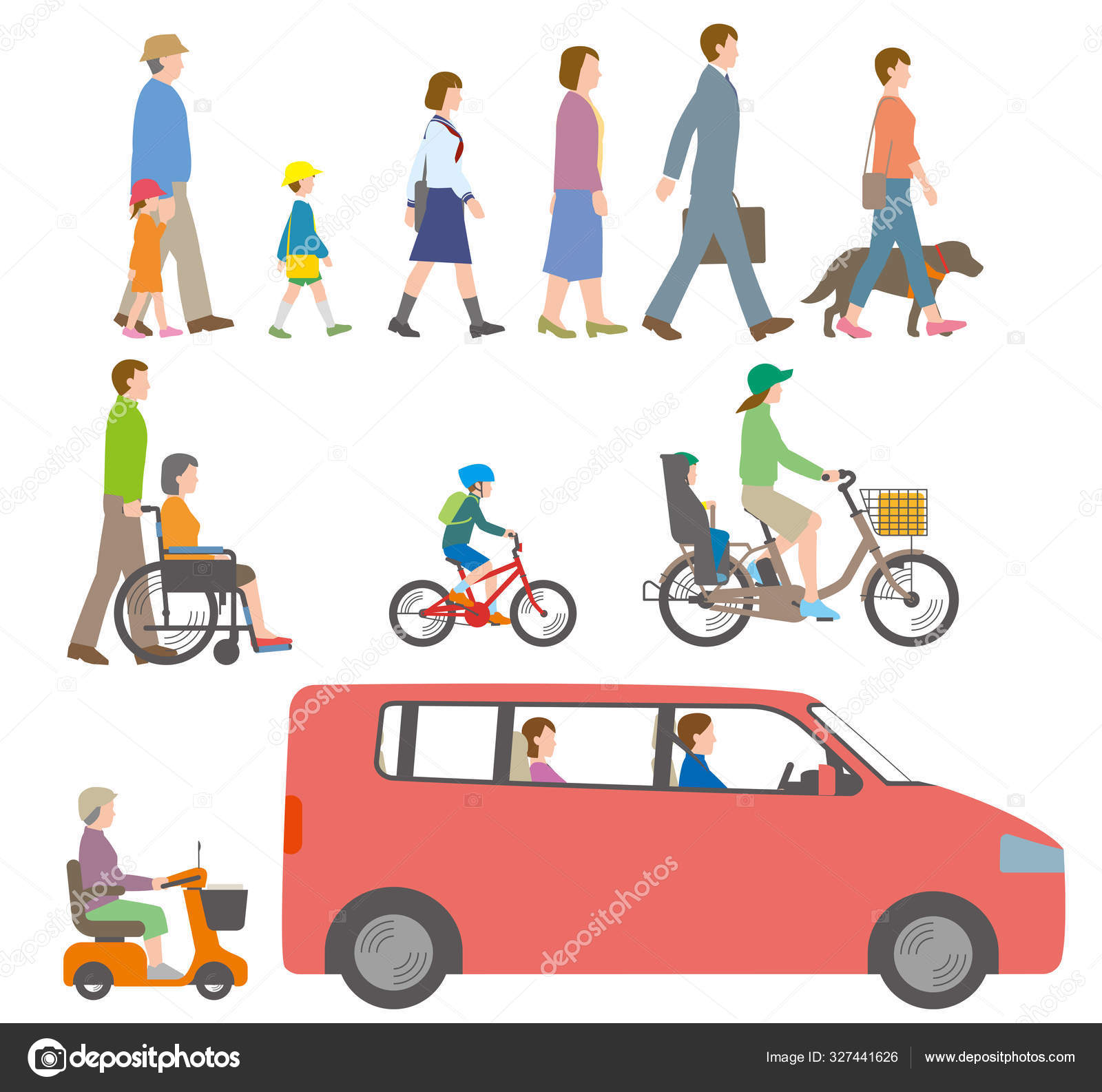 自転車ストックベクター ロイヤリティフリー自転車イラスト Depositphotos