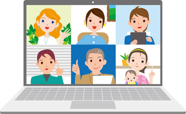 Люди, работающие на домашних собраниях
