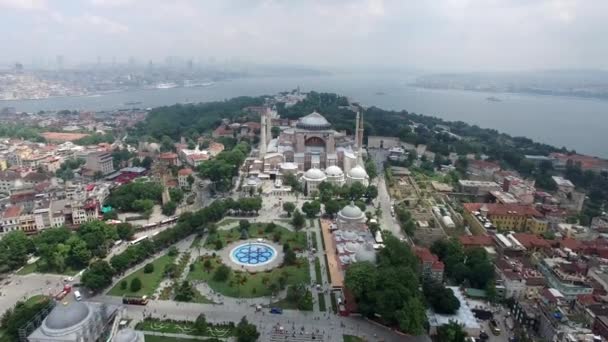 Ayasofya Muzesi Estambul Turquía — Vídeo de stock