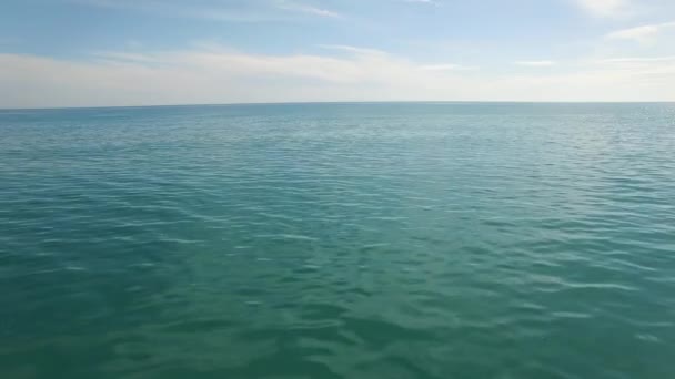 Airial Drone Footage of Mediterranean Sea — Stok Video