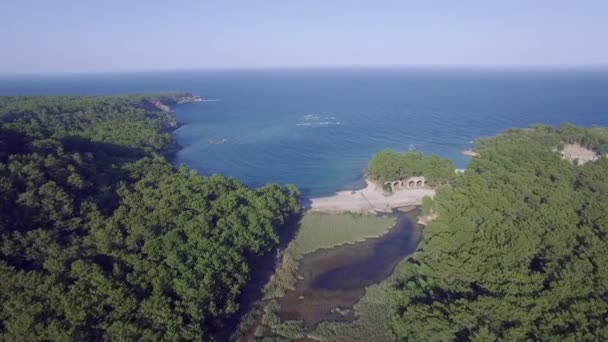 Akdeniz hava dron görüntüleri — Stok video