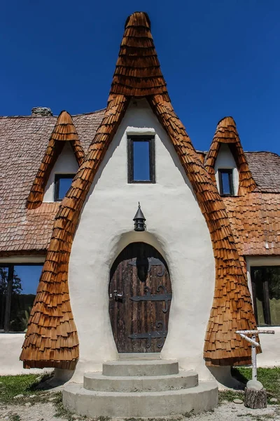 A entrada do castelo de lama — Fotografia de Stock