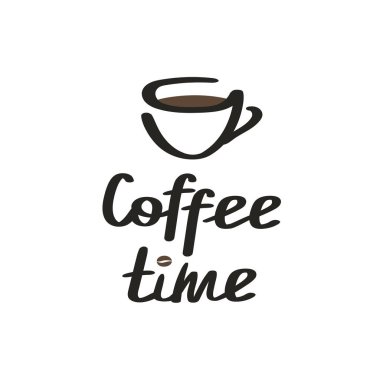 Kahve Saati elle çizilmiş