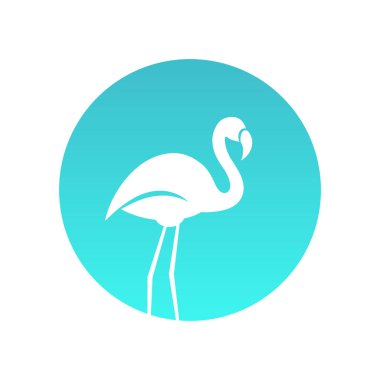 Flamingo simgesi tasarım