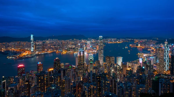 Hong kong zirve manzarası