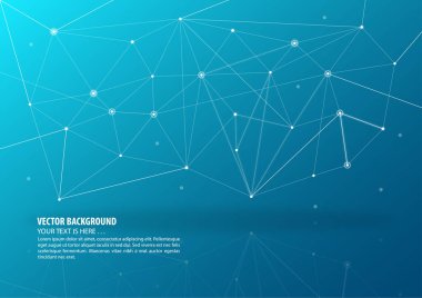 Soyut bağlantı Tema arka plan