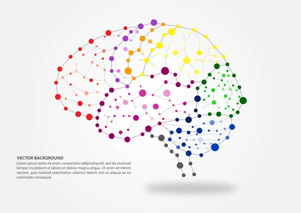 Conceito de Mapeamento Cerebral —  Vetores de Stock