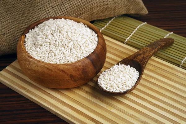 Organic sticky rice or glutinous rice