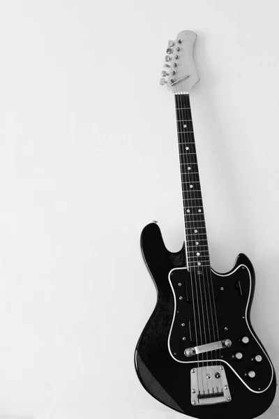 Gitar listrik hitam — Stok Foto