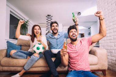 Grup çok Milli Futbol taraftarların tezahürat