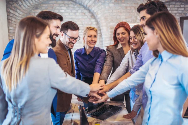 Imprenditori Successo Uomini Affari Raggiungere Gli Obiettivi — Foto Stock