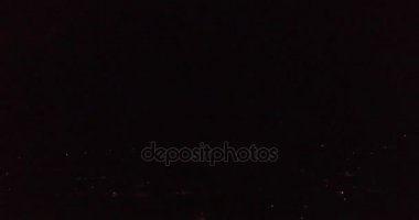 Tatil gece renkli havai fişek