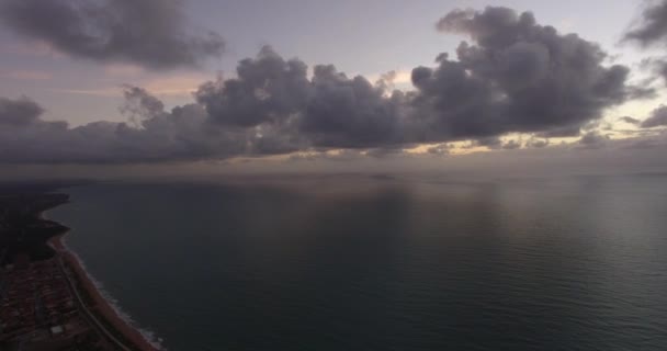 Гарний захід сонця на Багамах — стокове відео