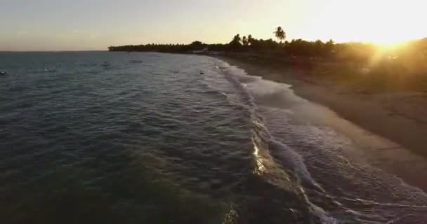 Belo pôr do sol nas Bahamas — Vídeo de Stock