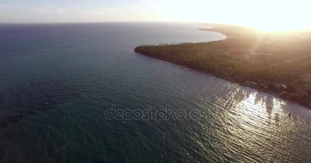 Hermosa puesta de sol en las Bahamas — Vídeo de stock