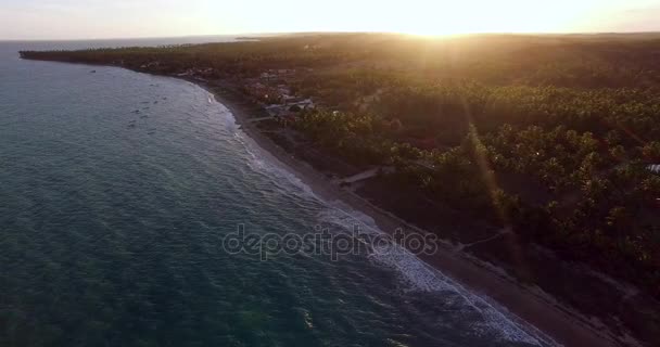 美丽的日落，在巴哈马群岛 — 图库视频影像