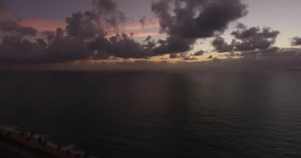 Hermosa puesta de sol en las Bahamas — Vídeos de Stock