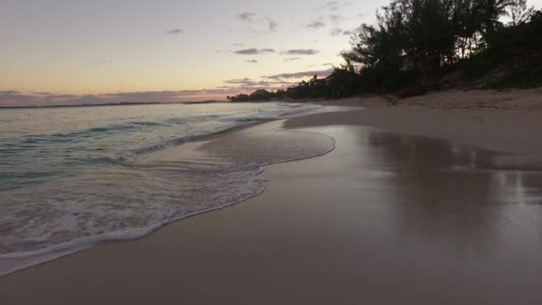 Gyönyörű naplemente a Bahama-szigetek — Stock videók