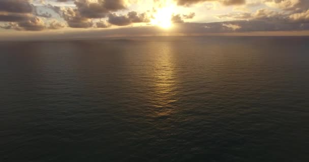 Vacker solnedgång i Bahamas — Stockvideo