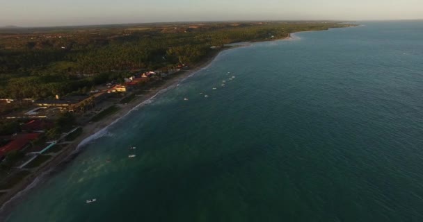 Playa en Maceio, Alagoas — Vídeo de stock