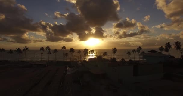 Wunderschöner Sonnenuntergang auf den Bahamas — Stockvideo