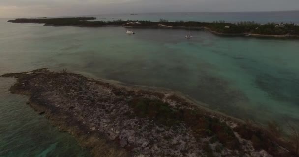 Bahamas paradiesische Inseln — Stockvideo