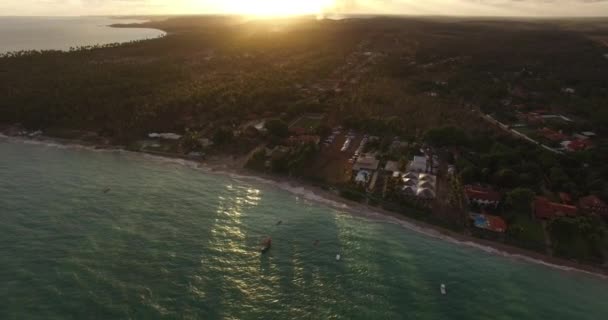 Hermosa puesta de sol en las Bahamas — Vídeo de stock