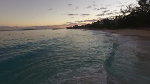 Vakker solnedgang på Bahamas – stockvideo