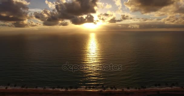 Hermosa puesta de sol en las Bahamas — Vídeos de Stock