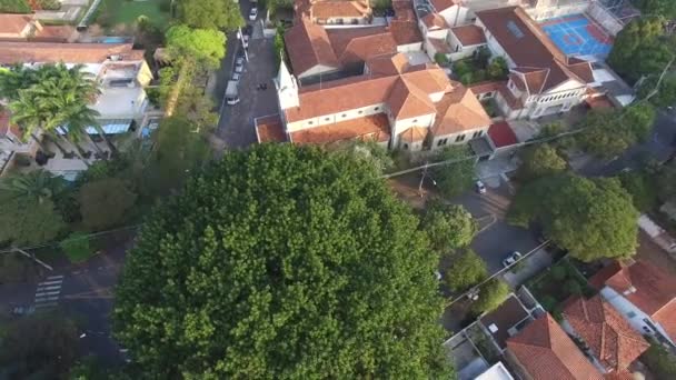 Vista aérea do distrito de Jardins — Vídeo de Stock