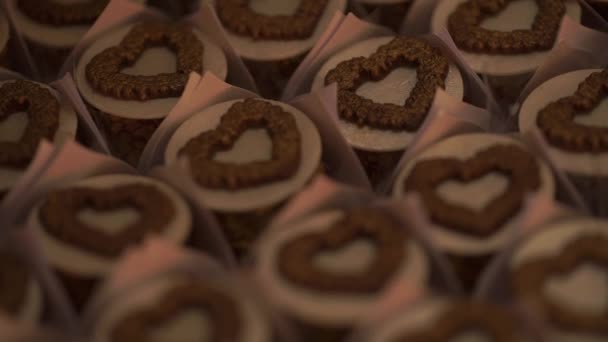 Sweet cakes for Wedding — Stock Video