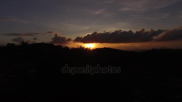 Veduta aerea delle montagne in Paraty — Video Stock