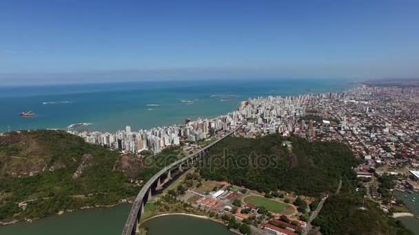 Vitoria panoramik manzaralı — Stok video