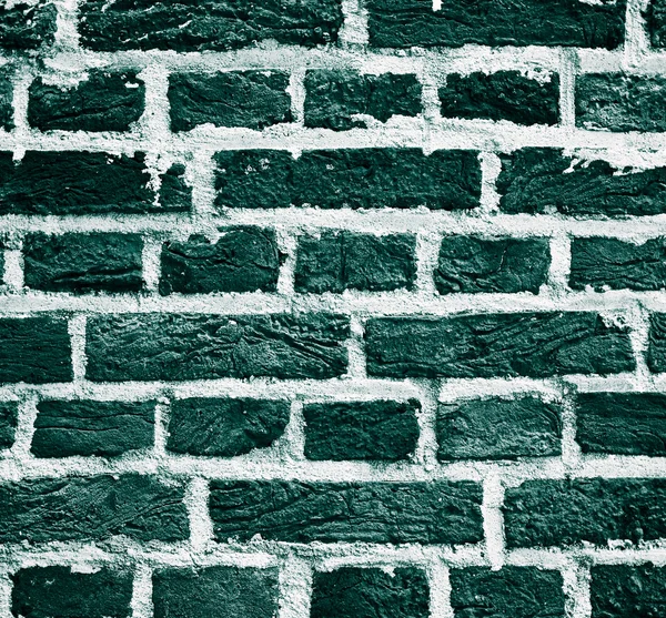 Turquoise Brick Background — Stock Photo, Image