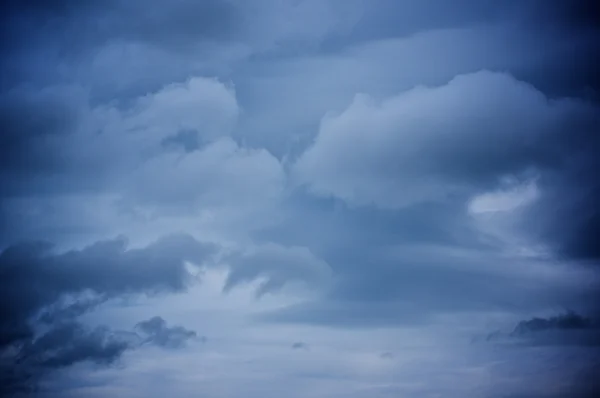 Cielo nuvoloso drammatico Fotografia Stock