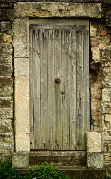 Vecchia porta in legno — Foto Stock