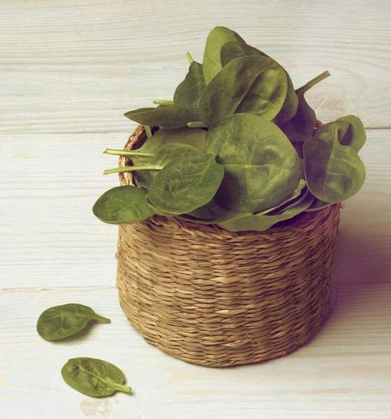 Raw Spinach Leafs — Stock Photo, Image