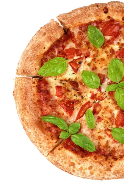 Domácí Pizza Margherita — Stock fotografie