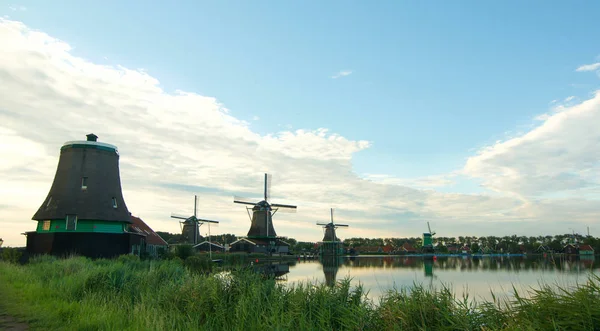 Zaanse Schans Windmills — Stock Photo, Image
