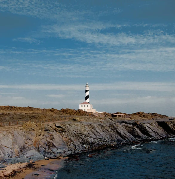 メノルカ島灯台 Favaritx — ストック写真