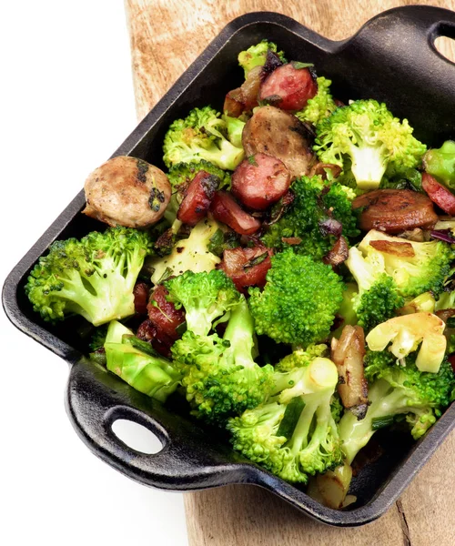 Hemlagad gryta med Broccoli — Stockfoto