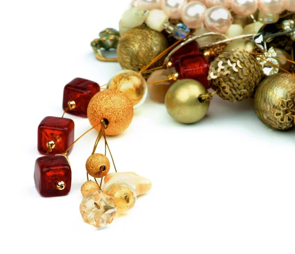 Gold and Ruby Jewelry — Stock Photo, Image