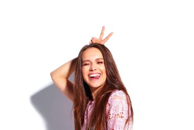 güzel beyaz hipster modeli yaz giysileri Studio