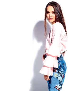 güzel beyaz hipster modeli yaz giysileri Studio