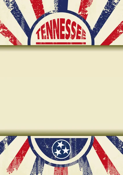 Vintage Tennessee plakát — Stock Vector