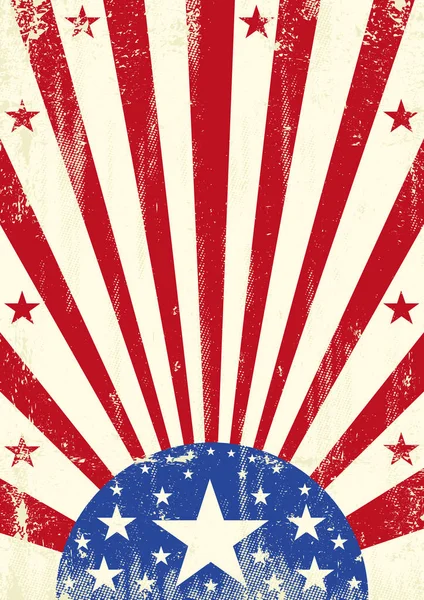American Grunge étoiles fond — Image vectorielle