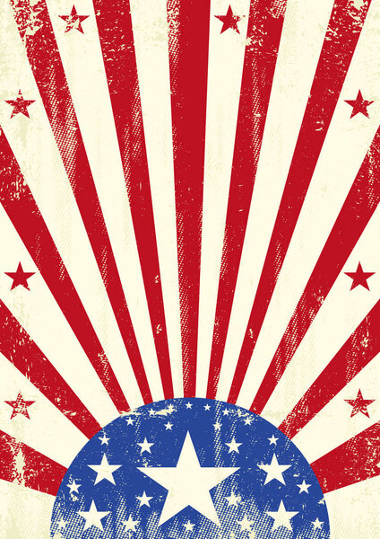 American grunge stars background